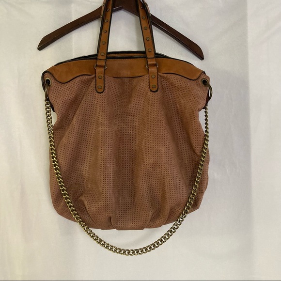 ChillX Large Leather Bag Purse with chain - Picture 4 of 9
